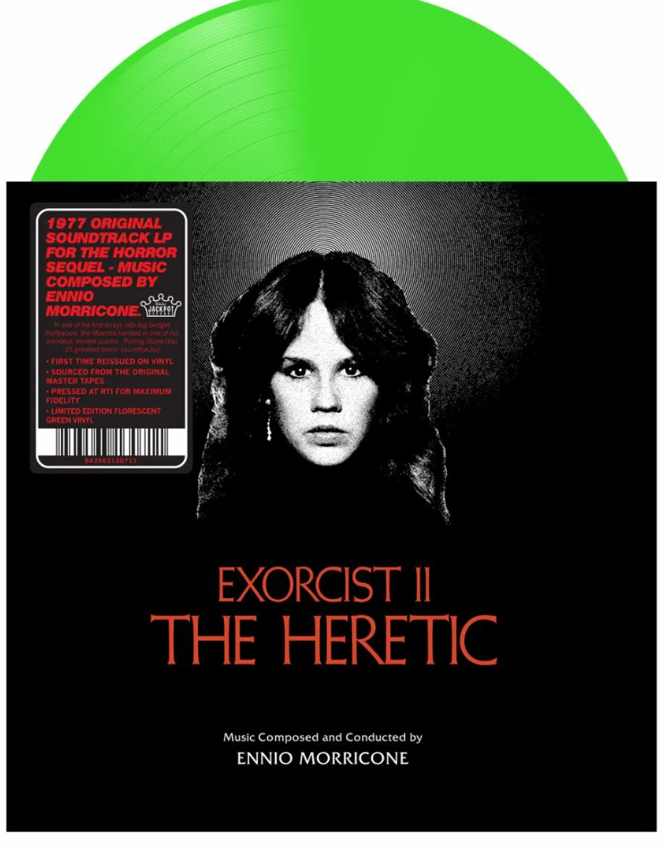 Exorcist II: The Heretic - Original Motion Picture Soundtrack Score By Ennio Morricone LP Vinyl Record (Fluorescent Green Coloured Vinyl)