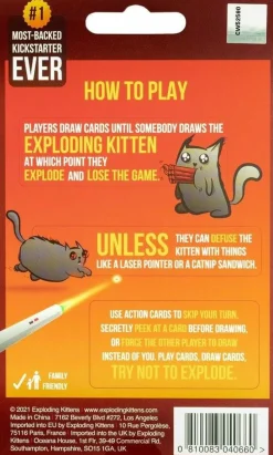 Exploding Kittens - 2 Player Edition Card Game