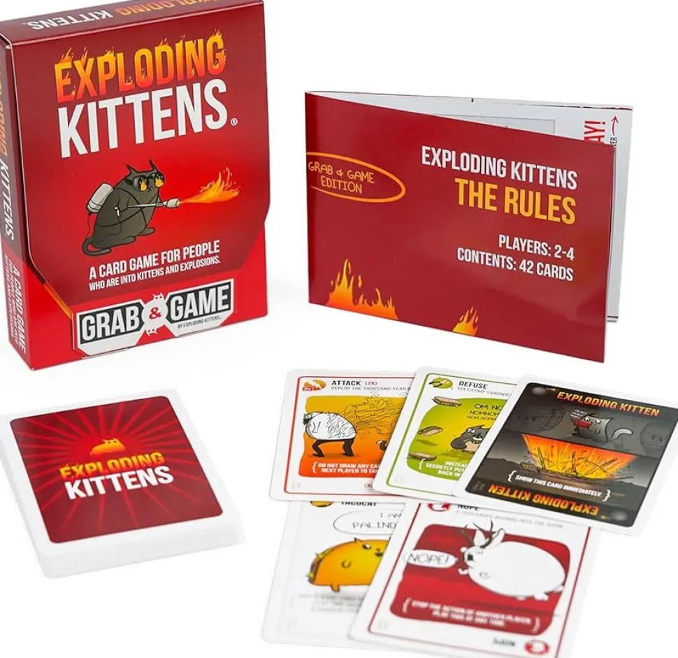 Exploding Kittens - Grab & Game Edition Card Game