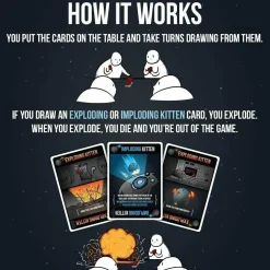 Exploding Kittens - Imploding Kittens Card Game Expansion