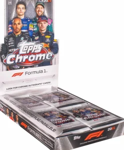 F1: Formula 1 - 2021 Topps Chrome Trading Cards Hobby Pack (Display of 18)