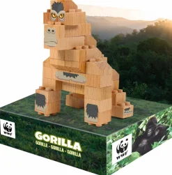 FabBrix - WWF Gorilla Wooden Brick Set
