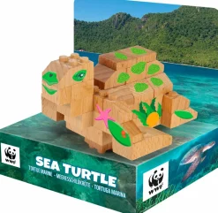 FabBrix - WWF Sea Turtle Wooden Brick Set