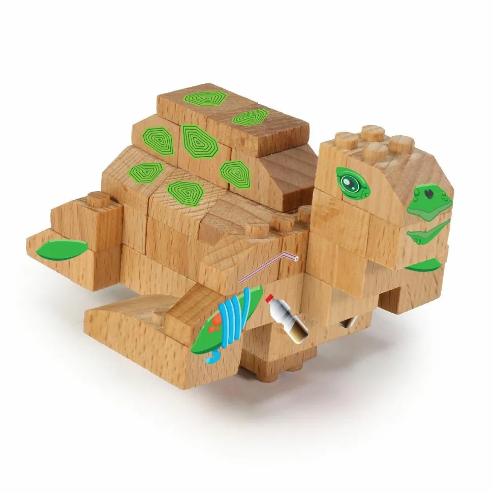 FabBrix - WWF Sea Turtle Wooden Brick Set