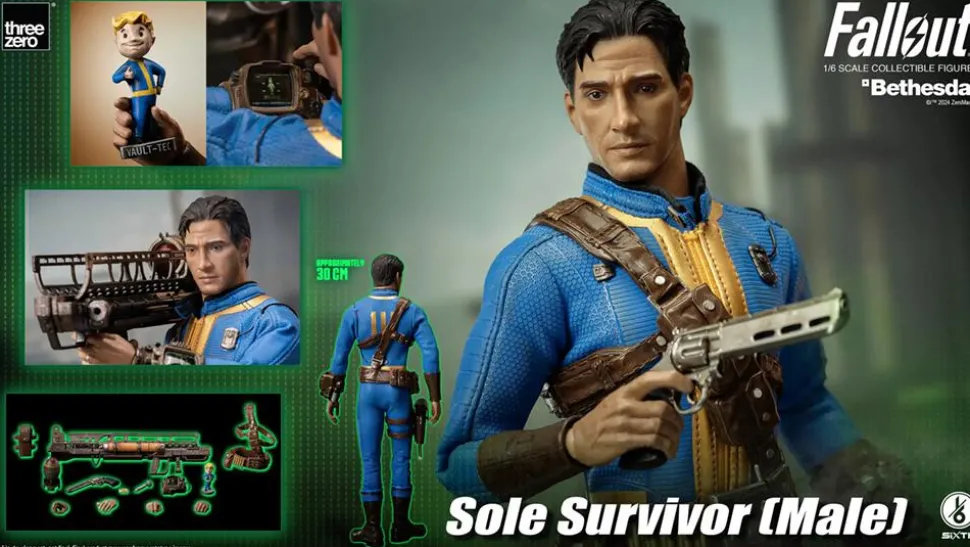 Fallout 4 - Sole Survivor (Male) 1/6th Scale Action Figure