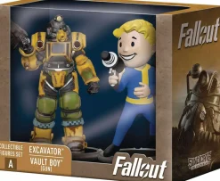 Fallout - Excavator & Vault Boy (Gun) 3" 2-Pack Mini Figure Set