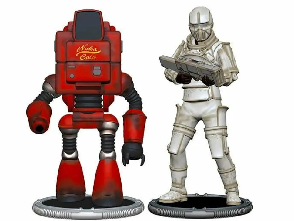 Fallout - Nukatron & Synth 3" 2-Pack Mini Figure Set