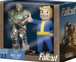 Fallout - T-51 & Vault Boy (Classic) 3" 2-Pack Mini Figure Set