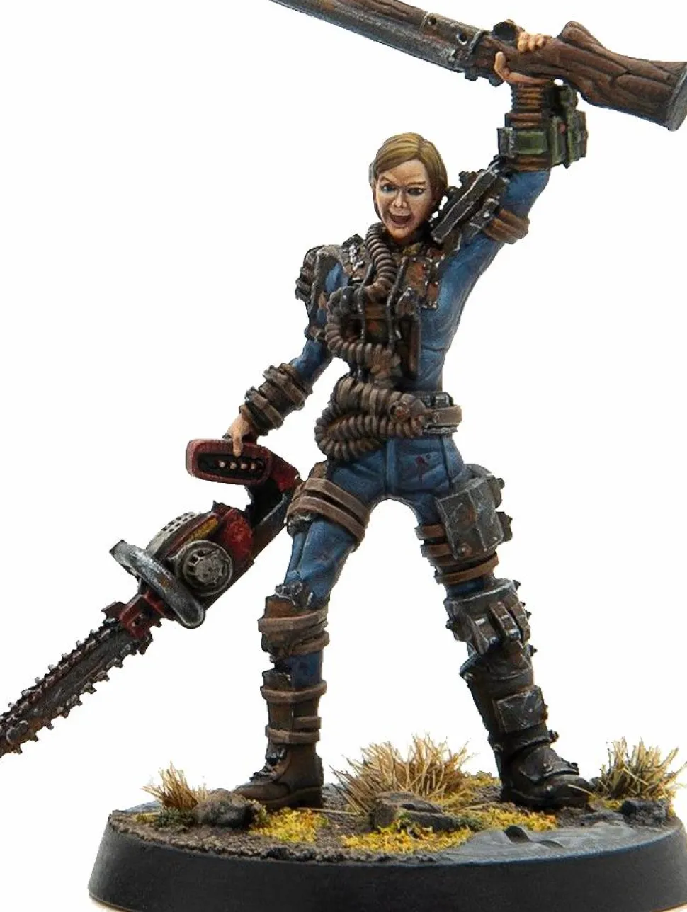 Fallout: Wasteland Warfare - Legends of Vault 76 Unpainted Multi-Part Resin Miniatures 3-Pack