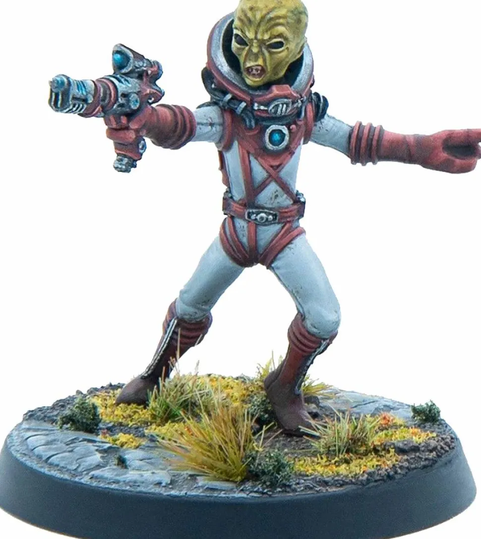 Fallout: Wasteland Warfare - Zetans: Invaders from Beyond Unpainted Multi-Part Resin Miniatures 5-Pack