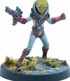 Fallout: Wasteland Warfare - Zetans: Invaders from Beyond Unpainted Multi-Part Resin Miniatures 5-Pack