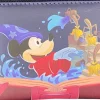 Fantasia - Sorcerer Mickey Book 4" Faux Leather Zip-Around Wallet