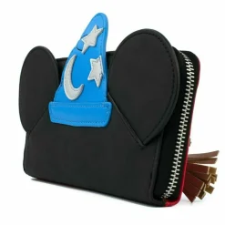 Fantasia - Sorcerer Mickey Cosplay 8” Faux Leather Zip-Around Wallet