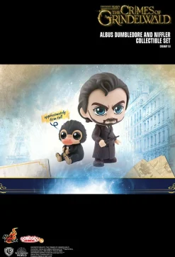 Fantastic Beasts 2: The Crimes of Grindelwald - Albus Dumbledore & Niffler Cosbaby 3.75” Hot Toys Bobble-Head Figure 2-Pack