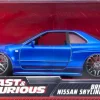 Fast & Furious - Brian’s 2002 Nissan Skyline GT-R R34 Metals 1/24th Scale Die-Cast Vehicle Replica