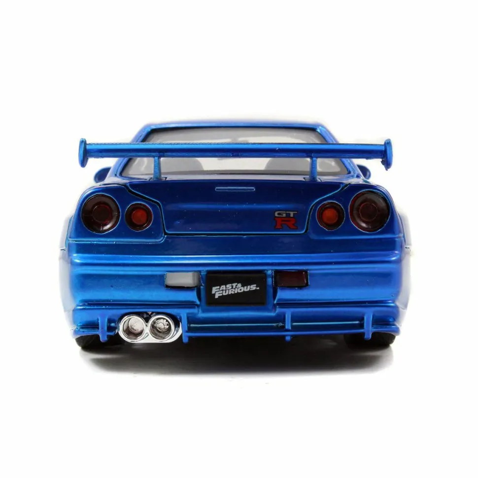 Fast & Furious - Brian’s 2002 Nissan Skyline GT-R R34 Metals 1/24th Scale Die-Cast Vehicle Replica