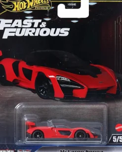 Fast & Furious - McLaren Senna Hot Wheels Premium Real Riders 1/64th Scale Die-Cast Vehicle Replica