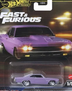 Fast X - 1966 Chevy Impala Hot Wheels Premium Real Riders 1/64th Scale Die-Cast Vehicle Replica (2025 Mix #2)