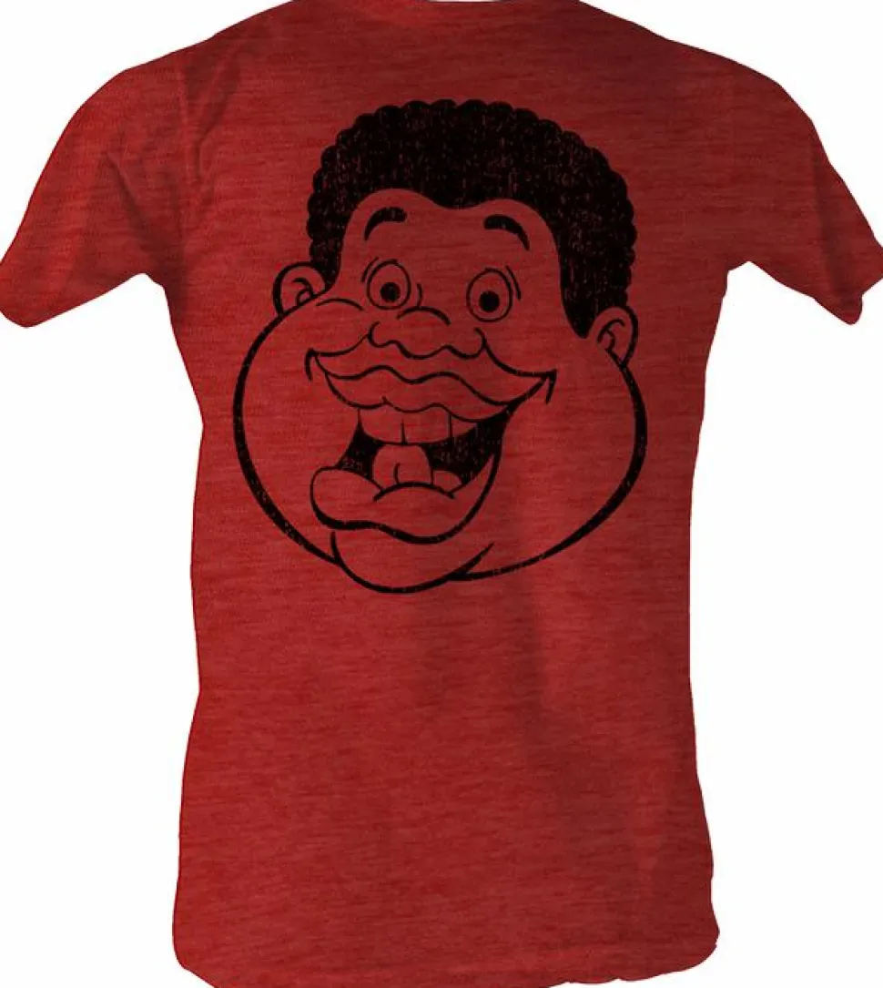 Fat Albert - Fat Albert's Head Red Heather Male T-Shirt