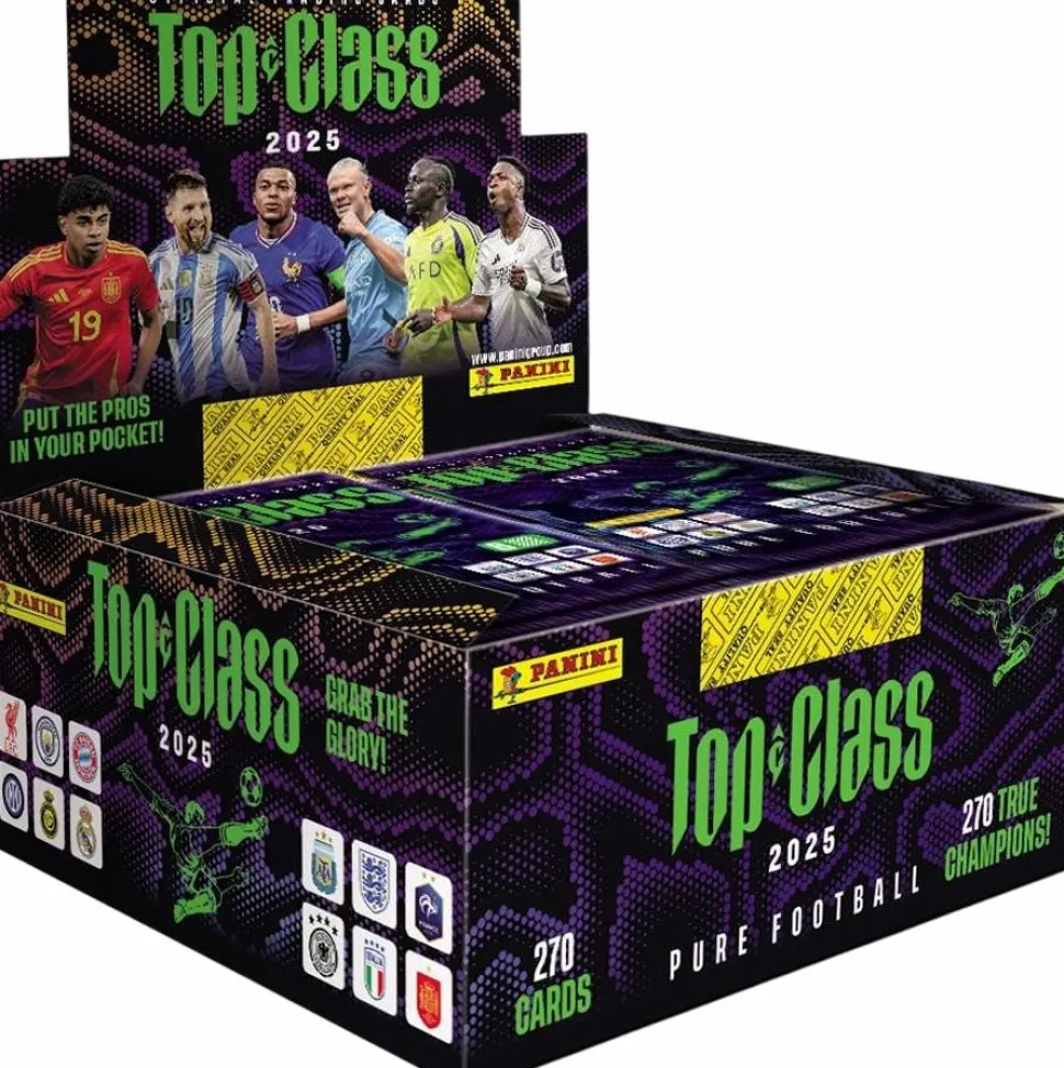 FIFA Football (Soccer) - 2025 Panini Top Class Soccer Trading Cards Box (Display of 24)