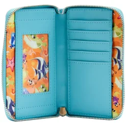 Finding Nemo - Fish Tank 4” Faux Leather Zip-Around Wallet