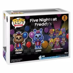 Five Nights at Freddy's - Balloon Freddy & Balloon Bonnie Metallic Pop! Vinyl 2-Pack