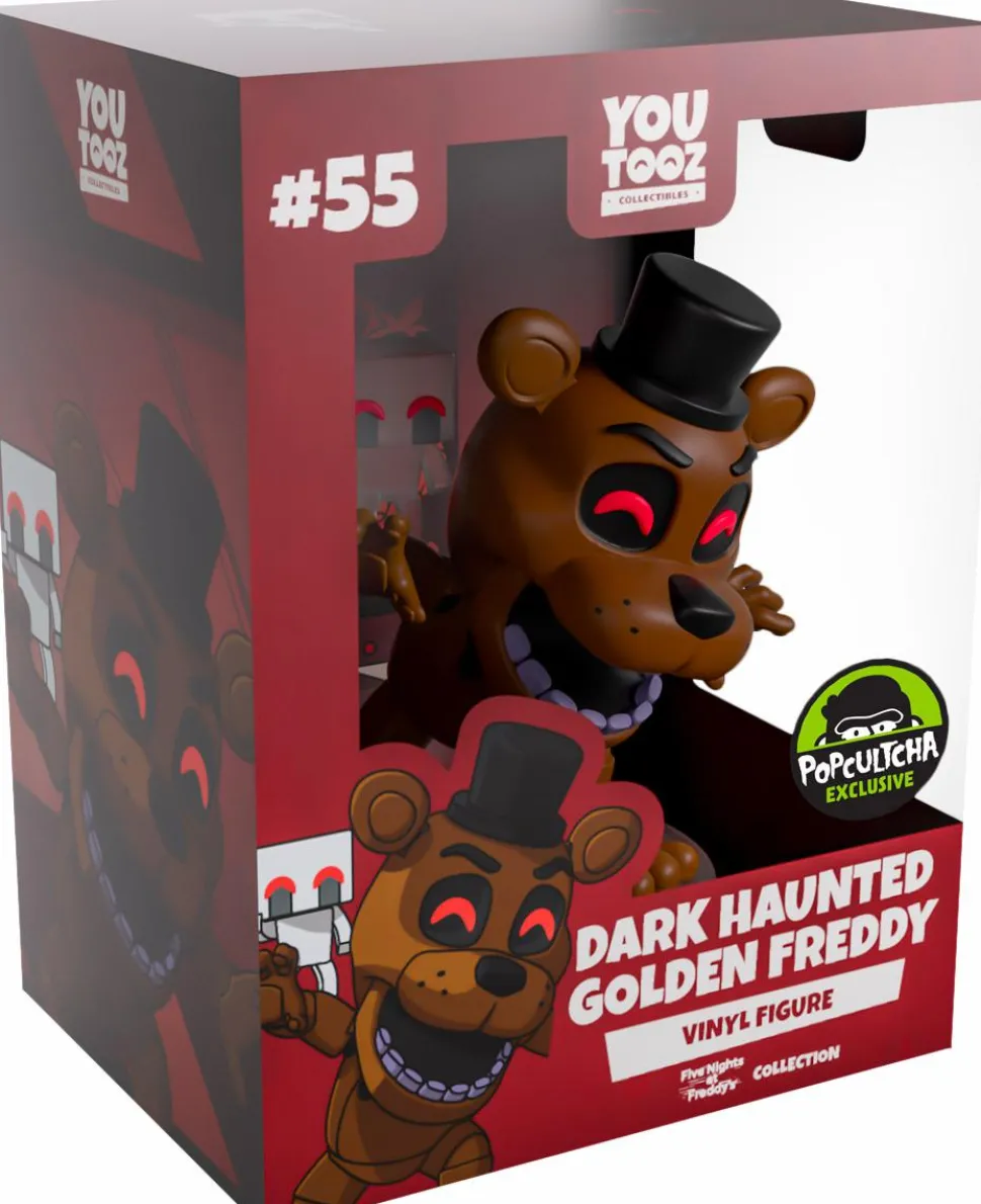 Five Nights at Freddy's - Dark Haunted Golden Freddy 4" Vinyl Figure (Popcultcha Exclusive)