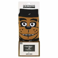 Five Nights at Freddy's - Freddy Fazbear Animigos 360 Character Men's Crew Socks (One Pair)