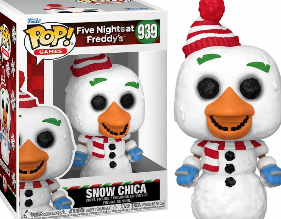 Five Nights at Freddy's - Holiday Snow Chica Pop! Vinyl Figure