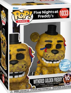 Five Nights at Freddy's: 10th Anniversary - Withered Golden Freddy Pop! Vinyl Figure