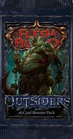 Flesh and Blood - Outsiders Card Game Booster Pack (16 Cards)