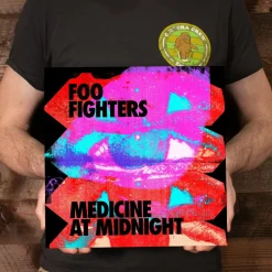 Foo Fighters - Medicine At Midnight LP Vinyl Record (Indie Exclusive Translucent Blue Coloured Vinyl)