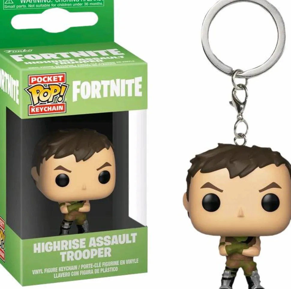 Fortnite - Highrise Assault Trooper Pocket Pop! Vinyl Keychain
