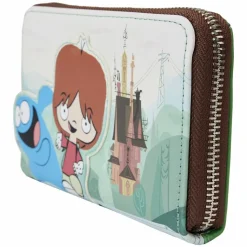 Foster’s Home for Imaginary Friends - Mac & Bloo 4” Faux Leather Zip-Around Wallet