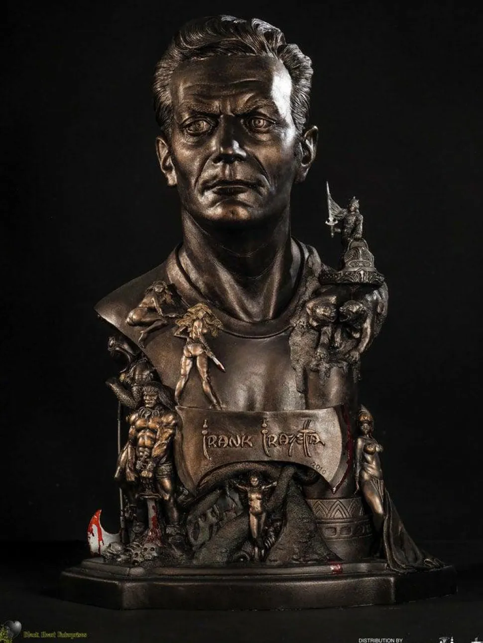 Frank Frazetta - Frank Frazetta Tribute Faux Bronze 1:1 Scale Life-Size Bust