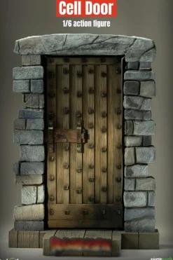 Frankenstein (1931) - Castle Door 1/6th Scale Action Figure Diorama Accessory