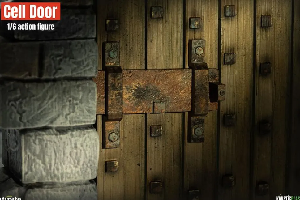 Frankenstein (1931) - Castle Door 1/6th Scale Action Figure Diorama Accessory