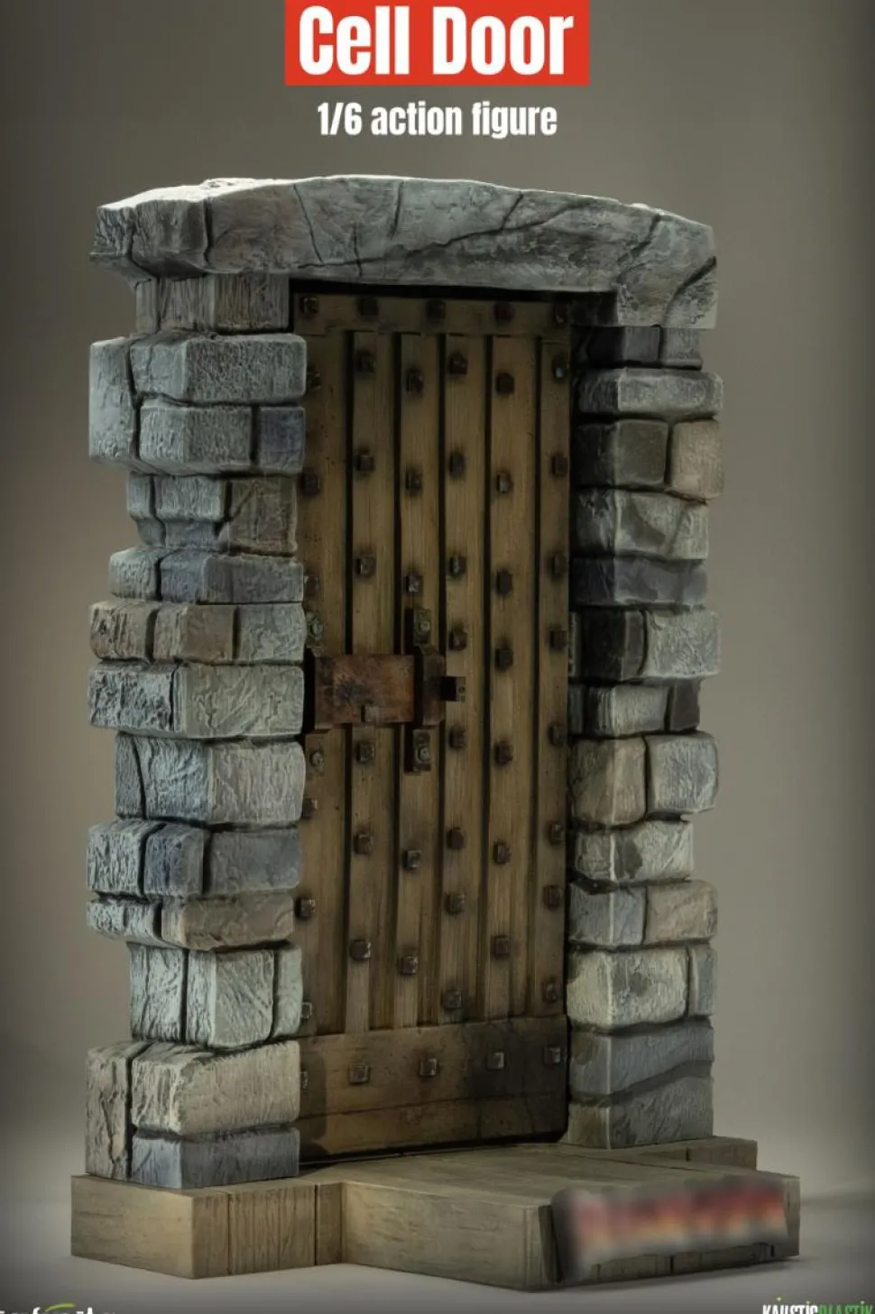 Frankenstein (1931) - Castle Door 1/6th Scale Action Figure Diorama Accessory