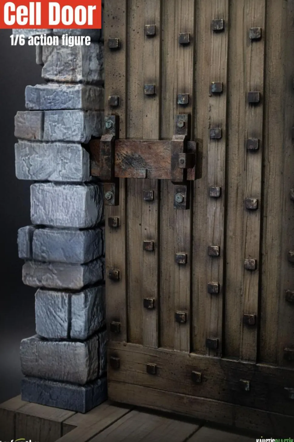 Frankenstein (1931) - Castle Door 1/6th Scale Action Figure Diorama Accessory