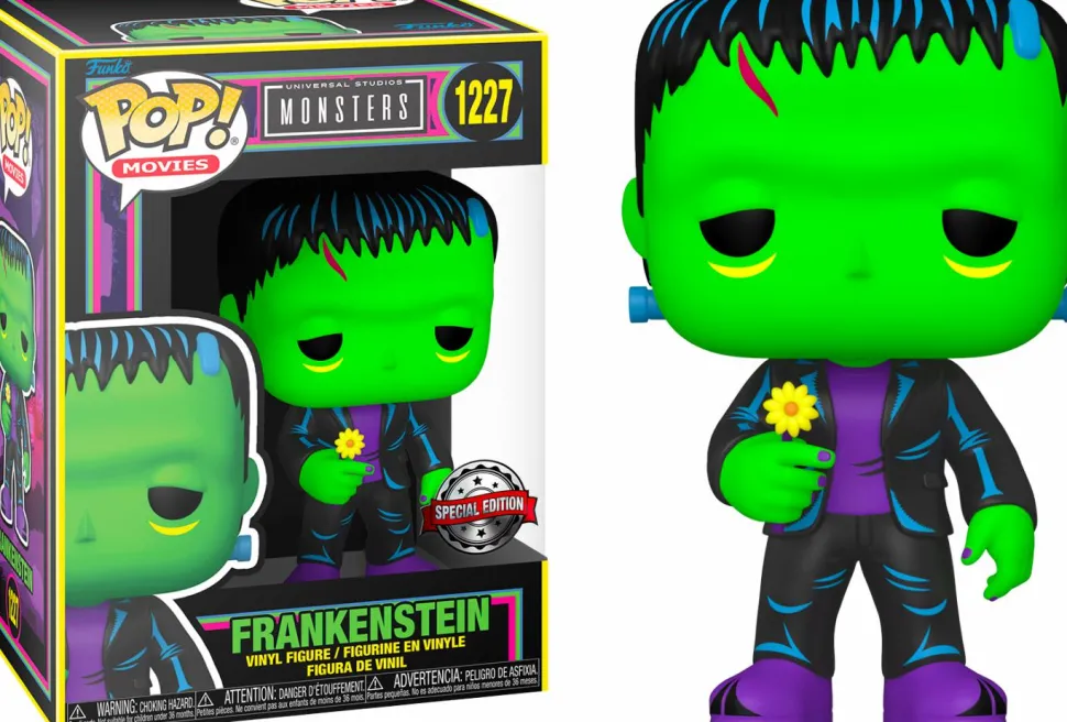 Frankenstein (1931) - Frankenstein with Flower Blacklight Pop! Vinyl Figure