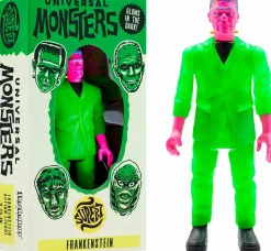 Frankenstein (1931) - The Monster Costume Colours Glow-in-the-Dark ReAction 3.75” Action Figure in Box Packaging