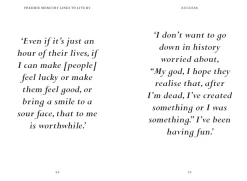 Freddie Mercury - Lines to Live By: Break Free with the Words of Freddie Hardcover Book