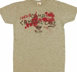 Friday the 13th - I Died At Camp Crystal Lake Male T-Shirt
