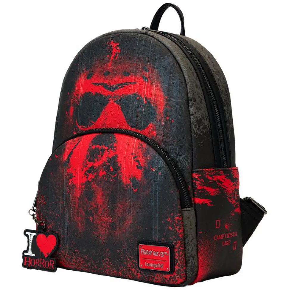 Friday the 13th - I Heart Horror 12" Faux Leather Mini Backpack