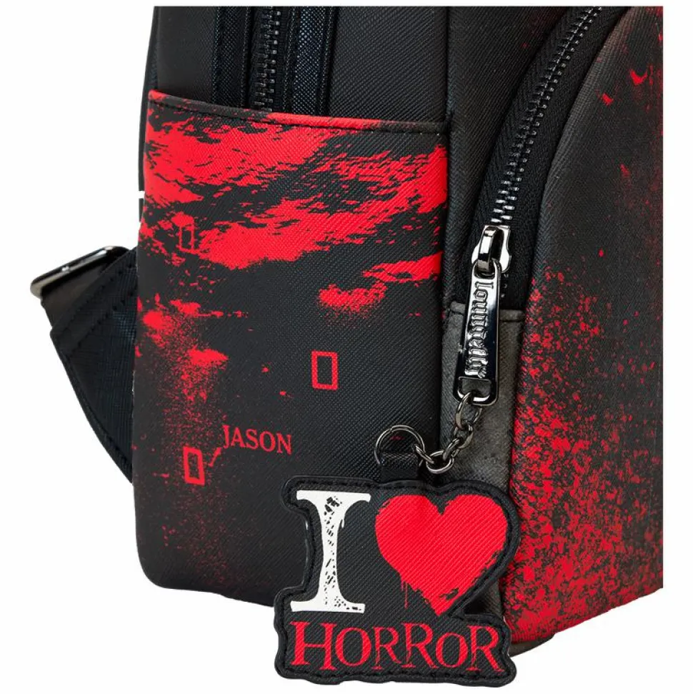 Friday the 13th - I Heart Horror 12" Faux Leather Mini Backpack