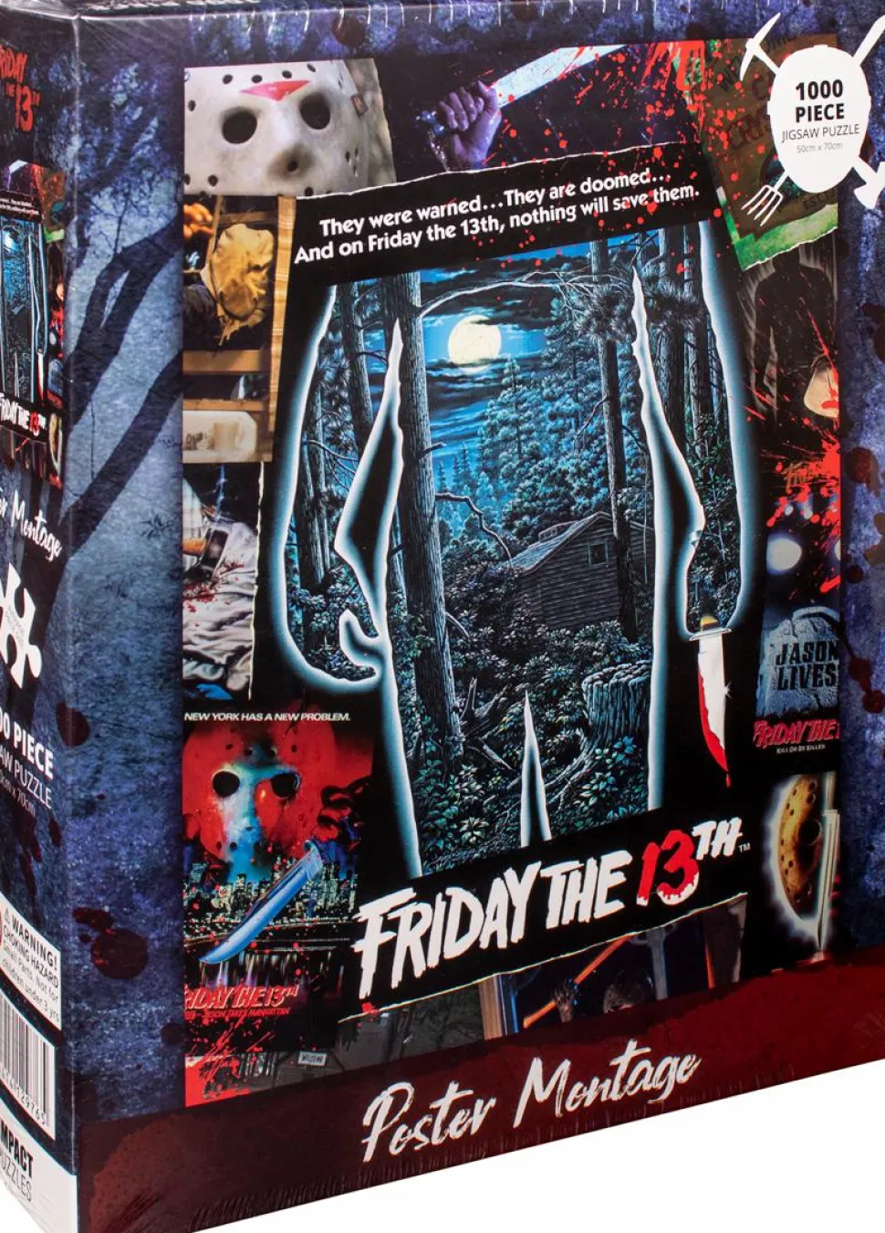 Friday the 13th - Poster Montage 1000 Piece Jigsaw Puzzle