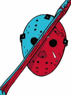 Friday The 13th Part III - 3D Jason Enamel Pin