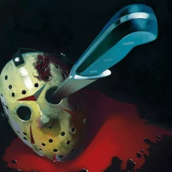 Friday the 13th Part IV: The Final Chapter - Original Motion Picture Soundtrack by Harry Manfredini 2xLP Vinyl Record (“Hockey Mask” Variant Quad Coloured Vinyl)