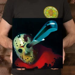Friday the 13th Part IV: The Final Chapter - Original Motion Picture Soundtrack by Harry Manfredini 2xLP Vinyl Record (“Hockey Mask” Variant Quad Coloured Vinyl)