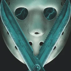 Friday the 13th Part V: A New Beginning - Original Motion Picture Soundtrack by Harry Manfredini 2xLP Vinyl Record (“Imposter Jason & Crystal Lake” Tri-Color Split w/ Splatter Coloured Vinyl)